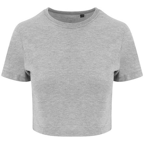 Awdis Just T's Women's Cropped Triblend T-Shirt, Short Sleeve, Girlie Fit