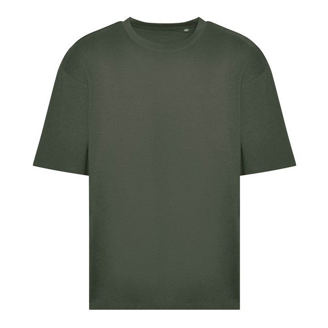 Awdis Just T's Oversize 100 T Shirt 100% Cotton Crew Neck Unisex Casual Wear