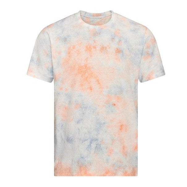 Awdis Just T's Tie-Dye T-Shirt Short Sleeve Combed Cotton Unique Design