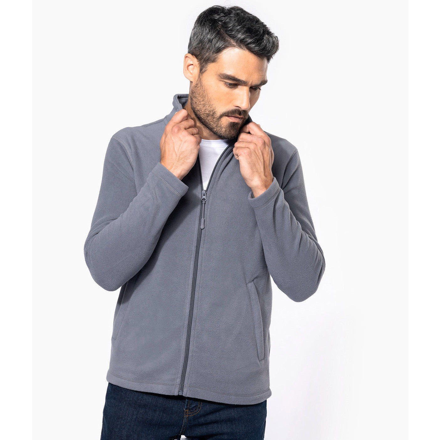 Kariban Full-Zip Microfleece Jacket Lightweight 100% Polyester with Pockets