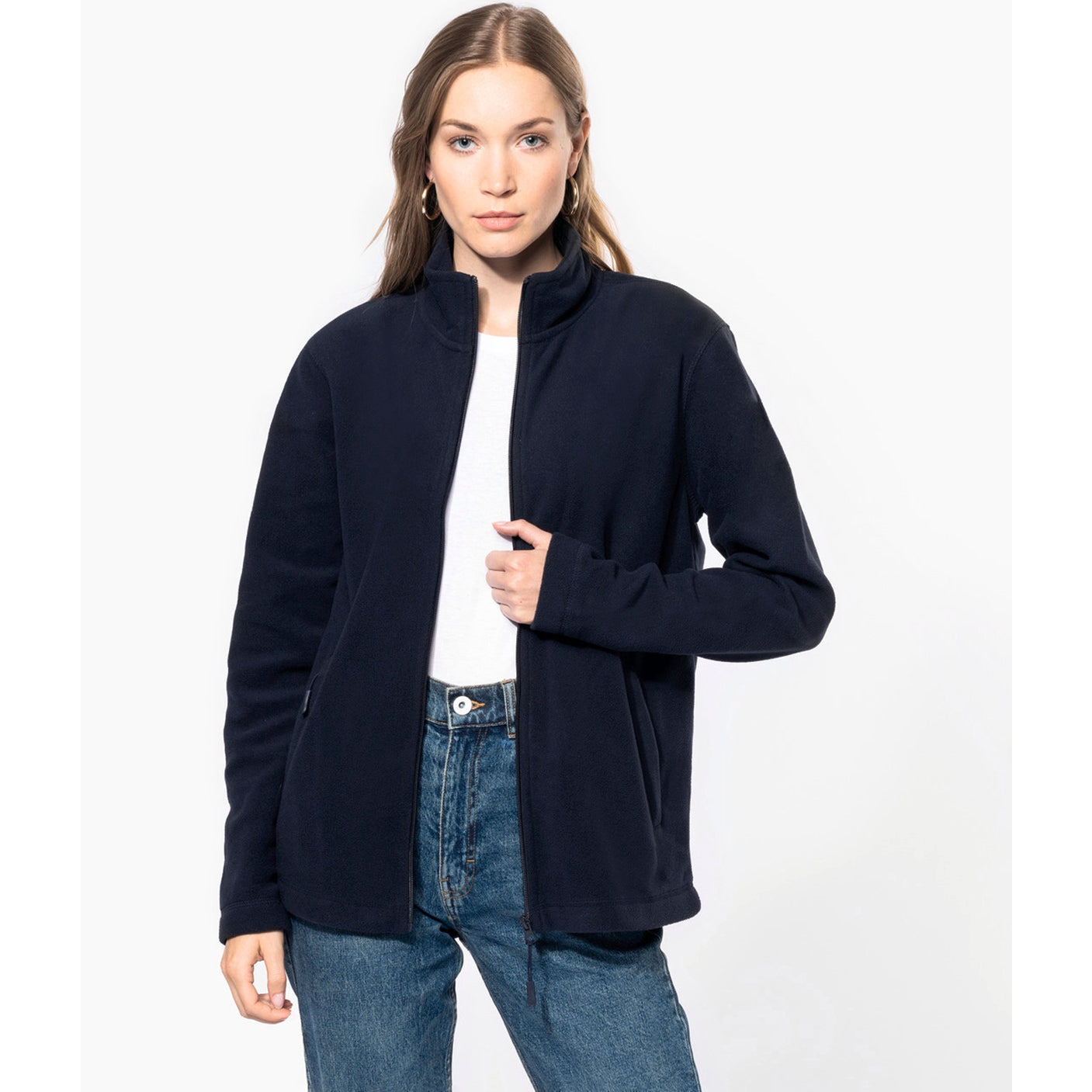 Kariban Full-Zip Microfleece Jacket Lightweight 100% Polyester with Pockets