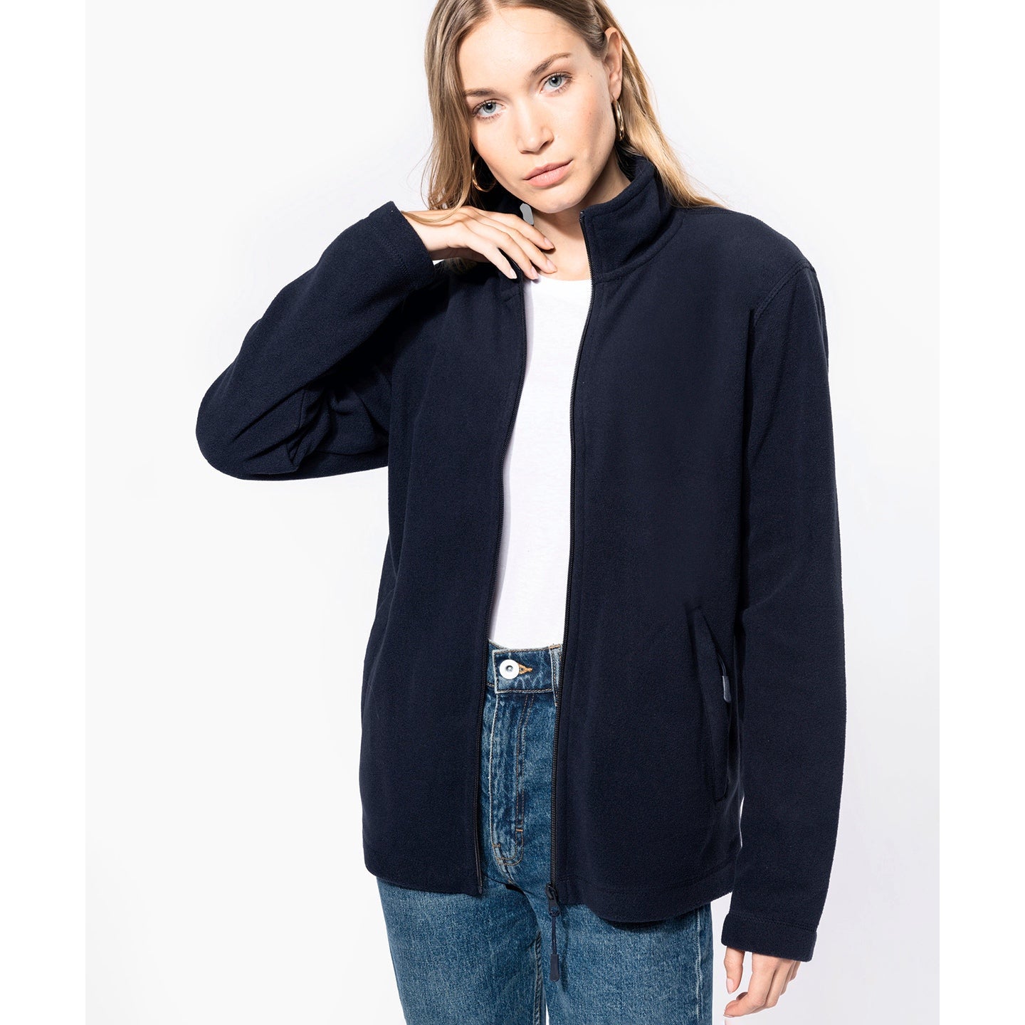 Kariban Full-Zip Microfleece Jacket Lightweight 100% Polyester with Pockets