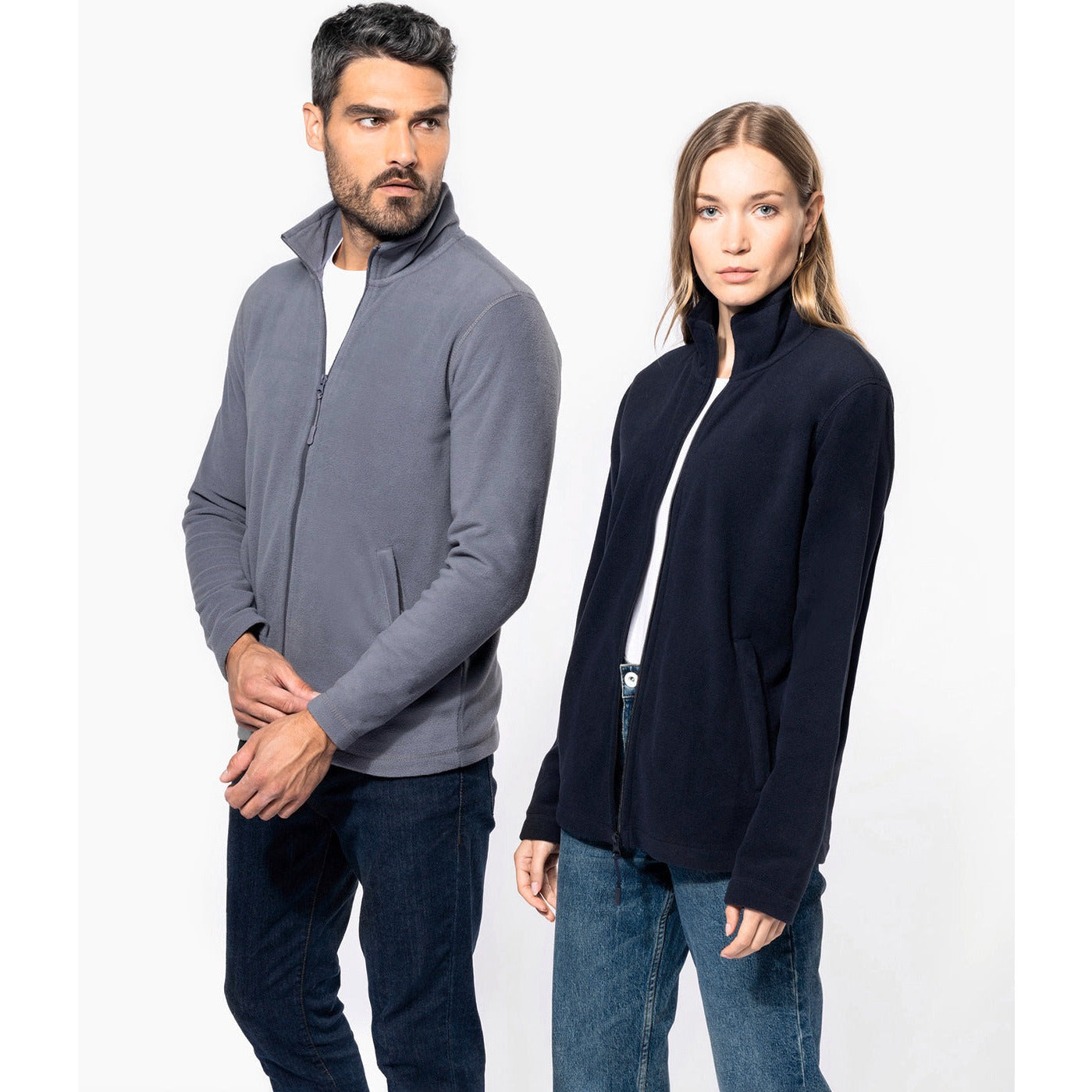 Kariban Full-Zip Microfleece Jacket Lightweight 100% Polyester with Pockets