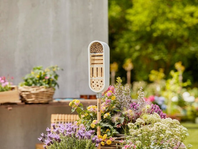 Gardena ClickUp! Insect Hotel for Bees, Ladybugs & Butterflies - FSC Certified