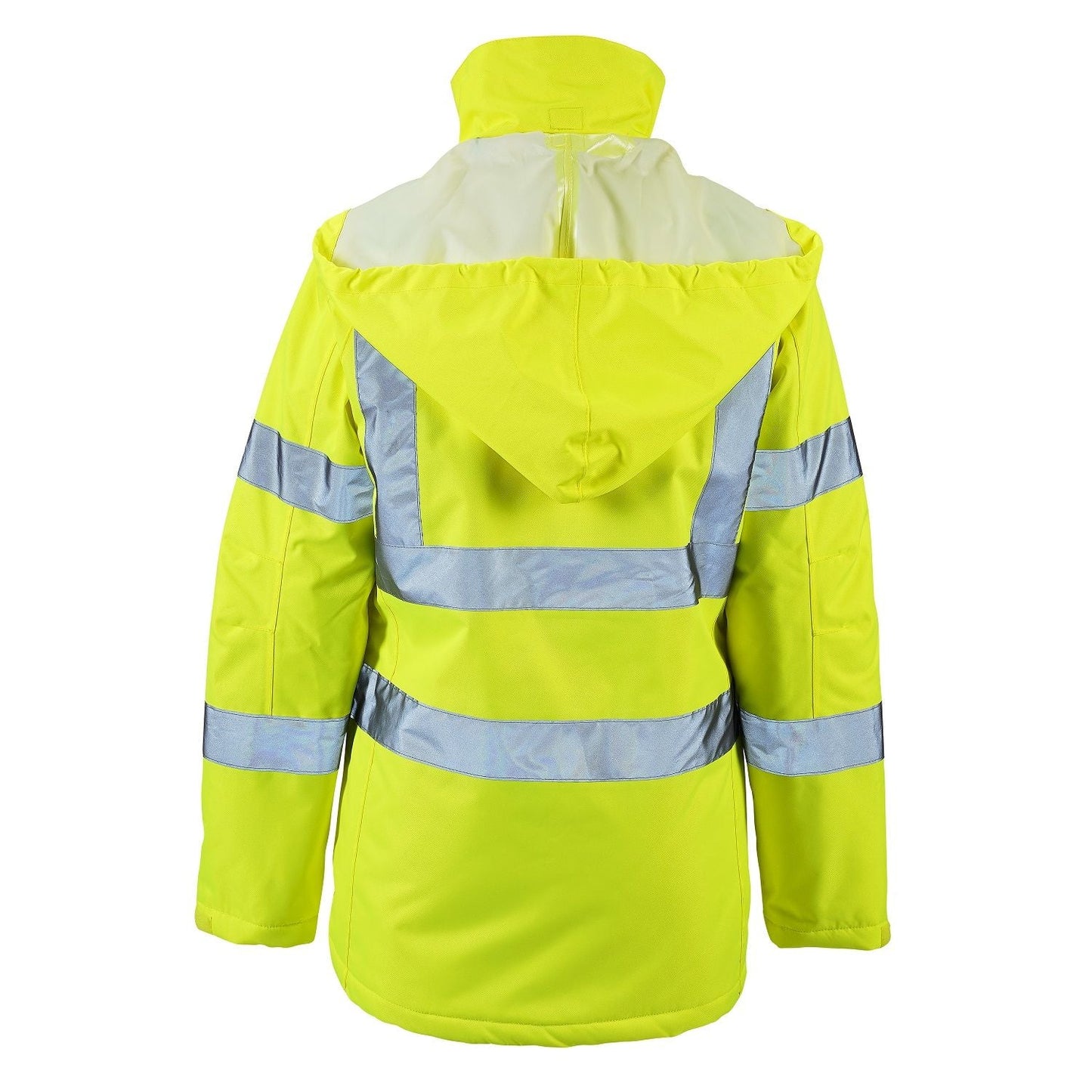 Supertouch Ladies Hi Vis Yellow Kamela Padded Jacket Water-Resistant Comfort