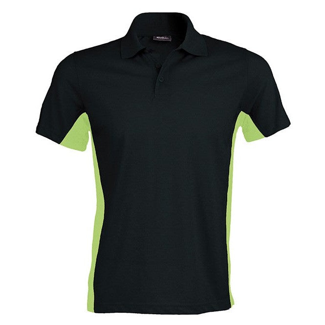 Kariban Bi-Colour Polo Shirt Short Sleeve 65% Polyester 35% Cotton PiquÃ©