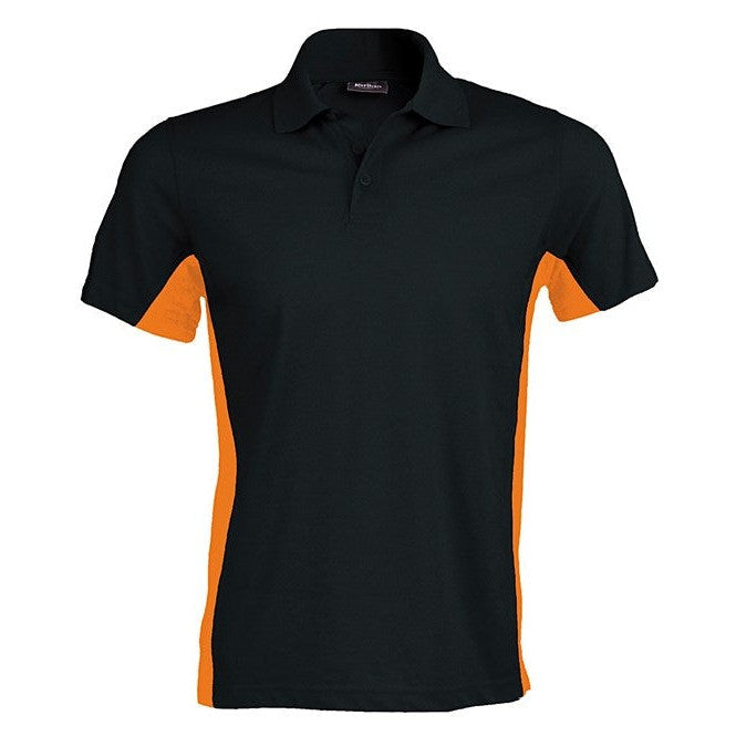 Kariban Bi-Colour Polo Shirt Short Sleeve 65% Polyester 35% Cotton PiquÃ©