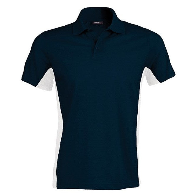 Kariban Bi-Colour Polo Shirt Short Sleeve 65% Polyester 35% Cotton PiquÃ©