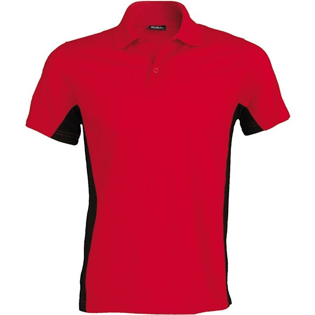 Kariban Bi-Colour Polo Shirt Short Sleeve 65% Polyester 35% Cotton PiquÃ©