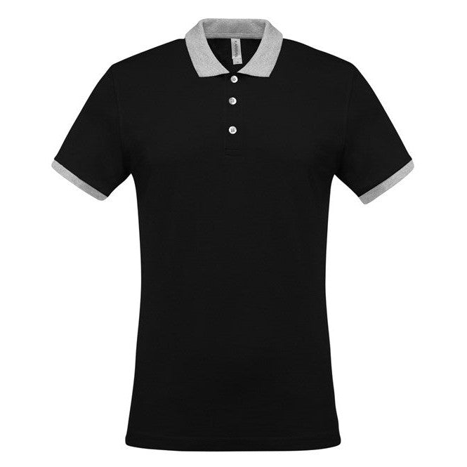 Kariban Two-Tone PiquÃ© Polo Shirt 100% Cotton Contrasting Neck & Cuffs