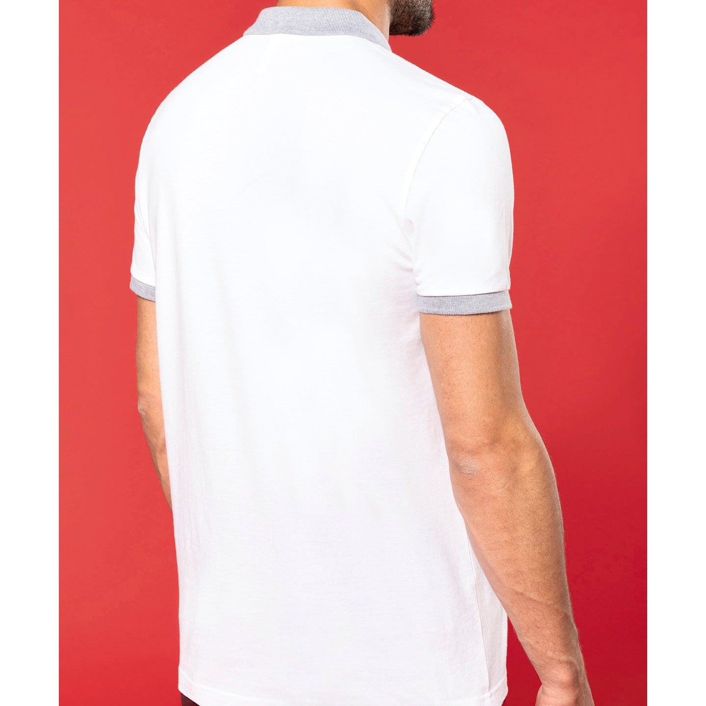 Kariban Two-Tone PiquÃ© Polo Shirt 100% Cotton Contrasting Neck & Cuffs