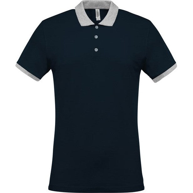 Kariban Two-Tone PiquÃ© Polo Shirt 100% Cotton Contrasting Neck & Cuffs
