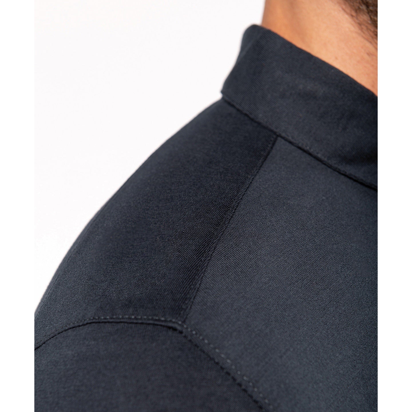 Kariban Long Sleeve Polo Shirt 100% Cotton Jersey Knit Placket Ribbed Cuffs