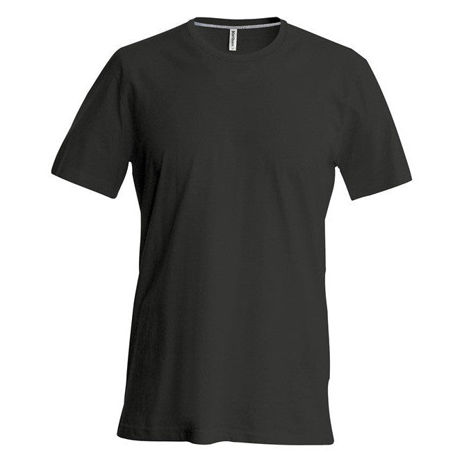 Kariban Short-Sleeved Crew Neck T-Shirt 100% Cotton Enzyme Washed Slim Fit