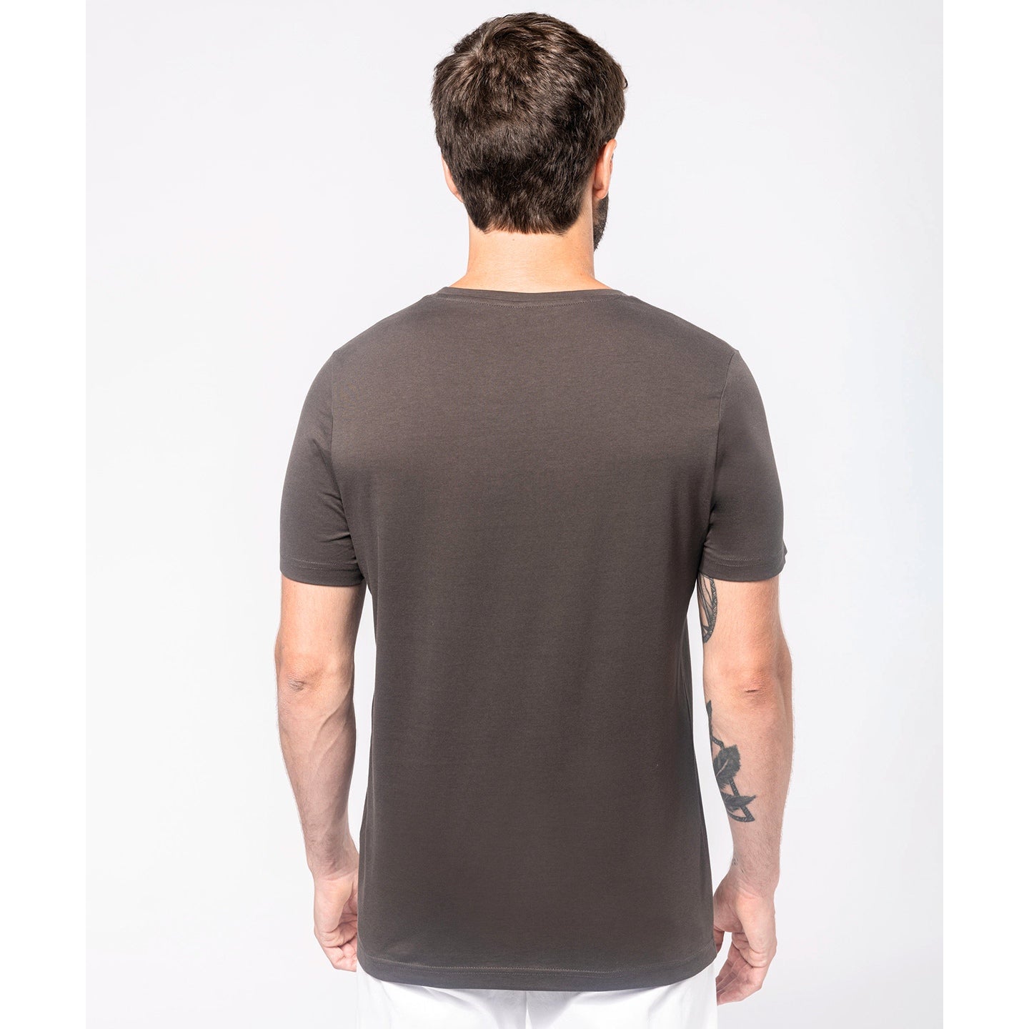 Kariban Short-Sleeved Crew Neck T-Shirt 100% Cotton Enzyme Washed Slim Fit