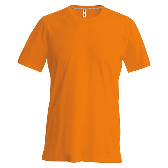 Kariban Short-Sleeved Crew Neck T-Shirt 100% Cotton Enzyme Washed Slim Fit