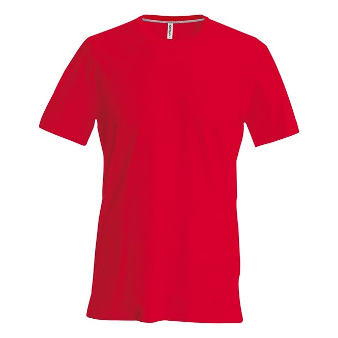 Kariban Short-Sleeved Crew Neck T-Shirt 100% Cotton Enzyme Washed Slim Fit