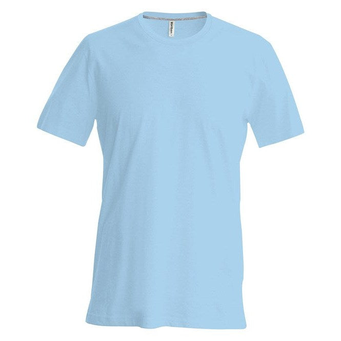 Kariban Short-Sleeved Crew Neck T-Shirt 100% Cotton Enzyme Washed Slim Fit