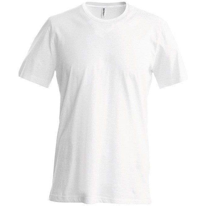 Kariban Short-Sleeved Crew Neck T-Shirt 100% Cotton Enzyme Washed Slim Fit