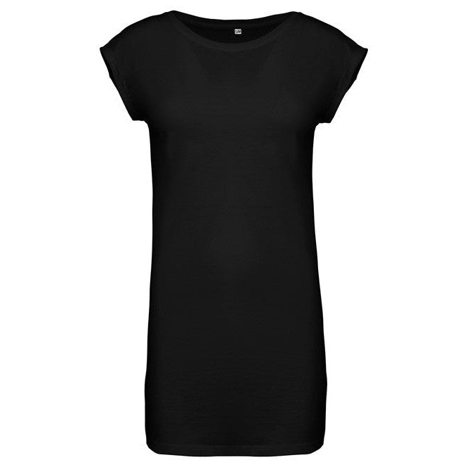 Kariban Ladies Long T-Shirt Comfort Fit Wide Neck Curved Hem Size S/M L/XL