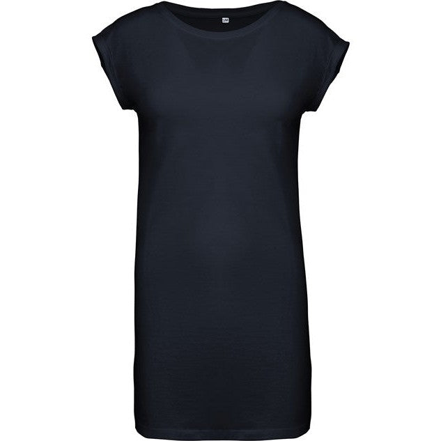 Kariban Ladies Long T-Shirt Comfort Fit Wide Neck Curved Hem Size S/M L/XL