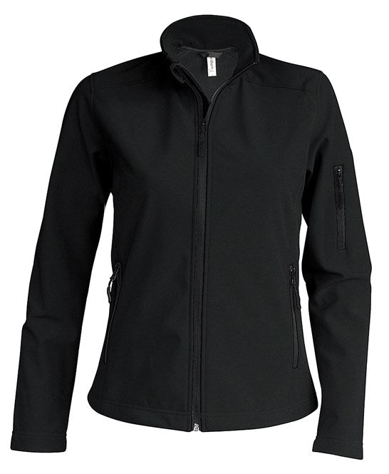 Kariban Ladies Softshell Jacket Breathable Water-Resistant Microfleece L-XL