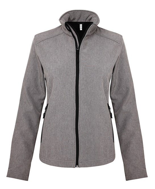 Kariban Ladies Softshell Jacket Breathable Water-Resistant Microfleece L-XL