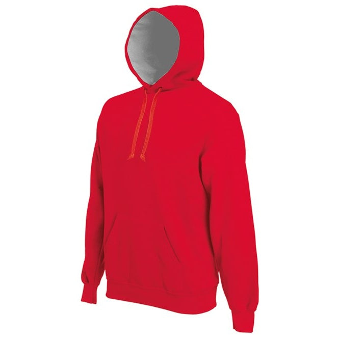 Kariban Hooded Sweatshirt 80% Cotton Low Shrinkage Fleece Kangaroo Pocket