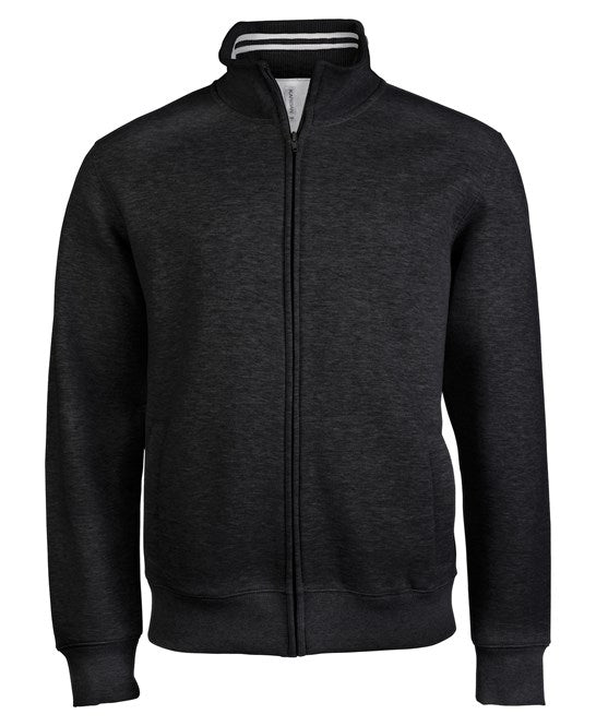 Kariban Men's Full Zip Sweat Jacket Fitted Cotton Blend with Pockets