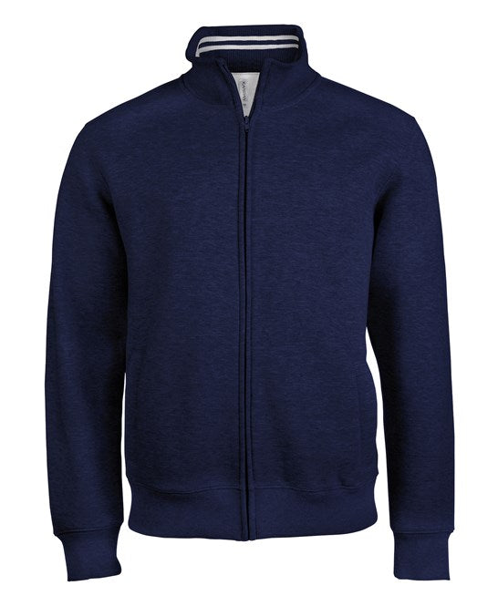 Kariban Men's Full Zip Sweat Jacket Fitted Cotton Blend with Pockets