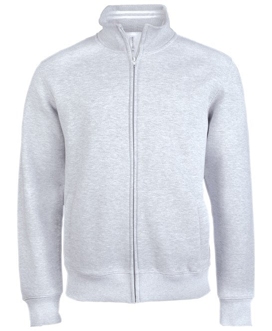 Kariban Men's Full Zip Sweat Jacket Fitted Cotton Blend with Pockets