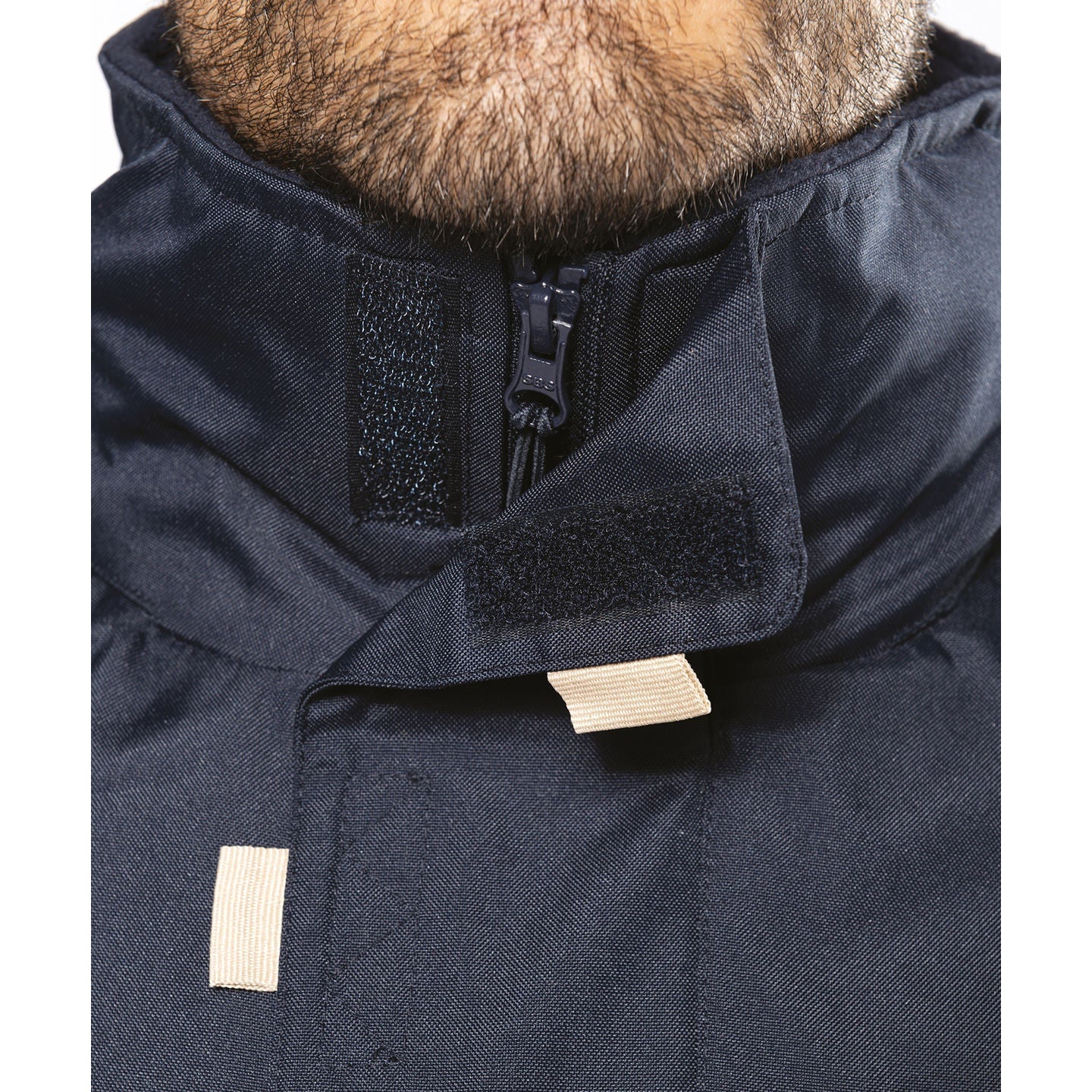 Kariban Quilted Parka with Concealed Hood, Fleece Collar, 2 Zipped Pockets