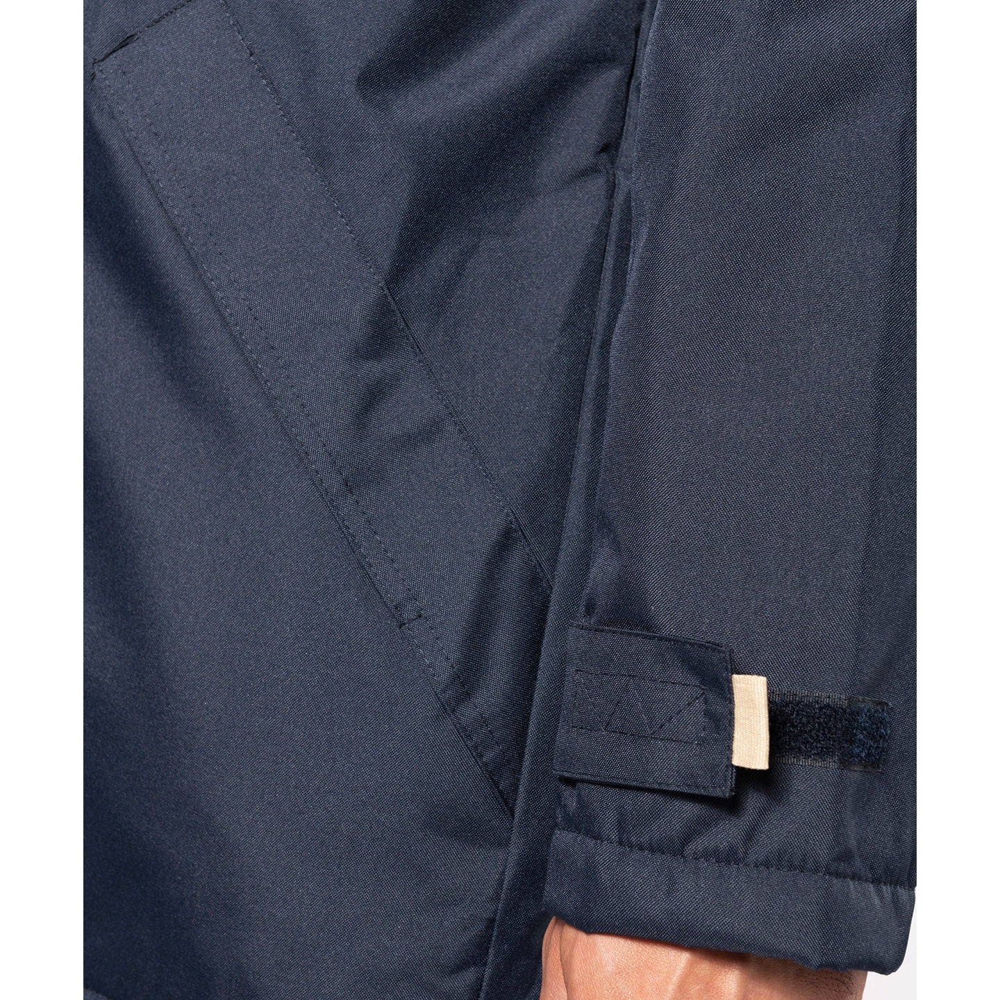 Kariban Quilted Parka with Concealed Hood, Fleece Collar, 2 Zipped Pockets