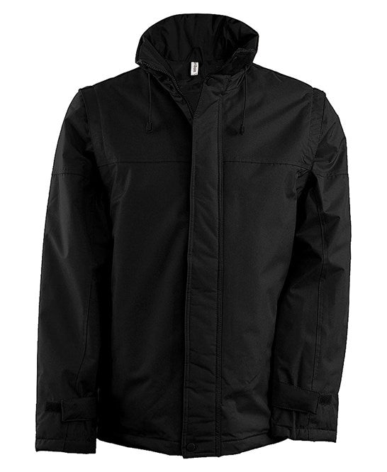 Kariban Detachable-Sleeved Blouson Jacket Water-Repellent with Hood S-3XL