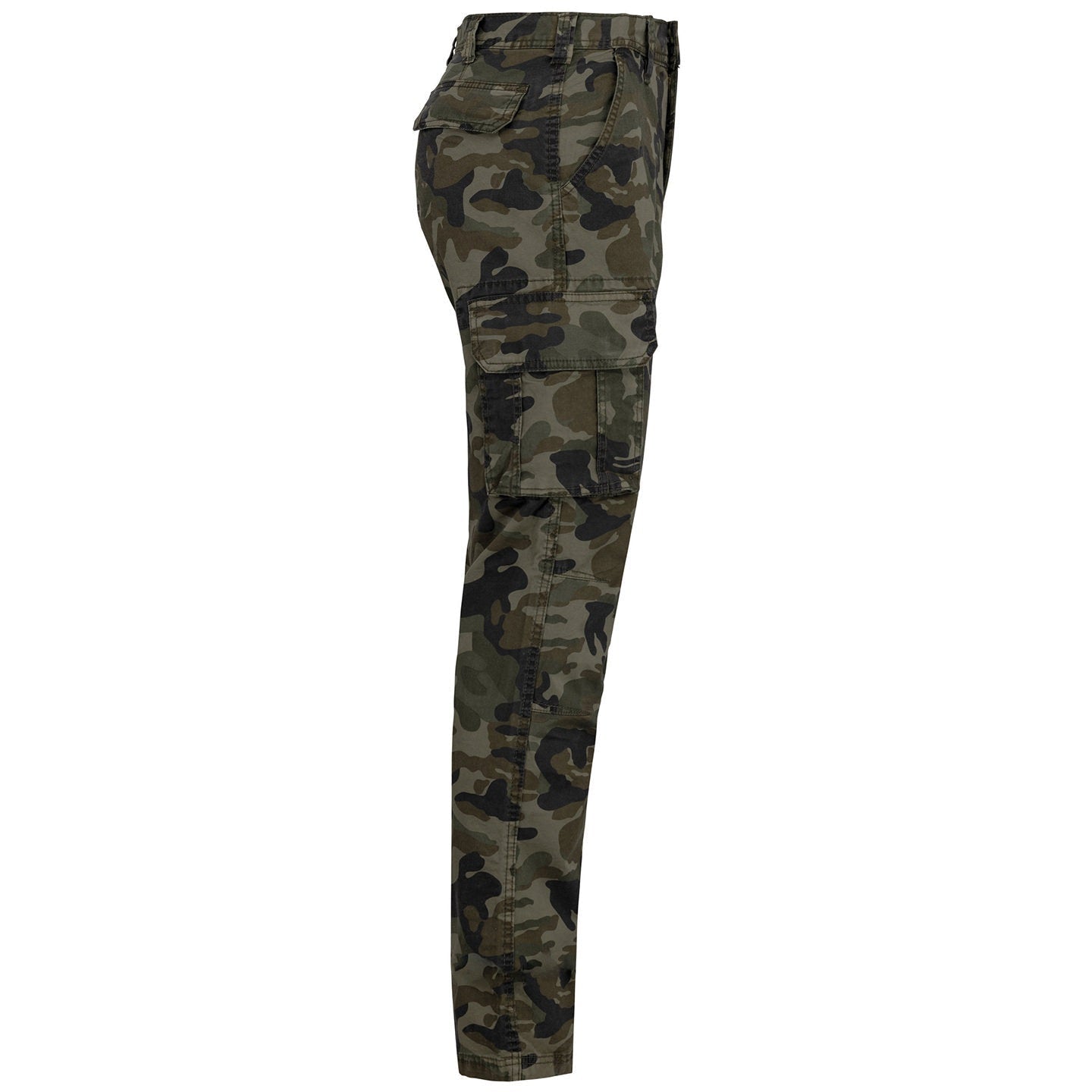 Kariban Men's Multipocket Trousers 98% Cotton Aged Twill Fabric Size 30-42