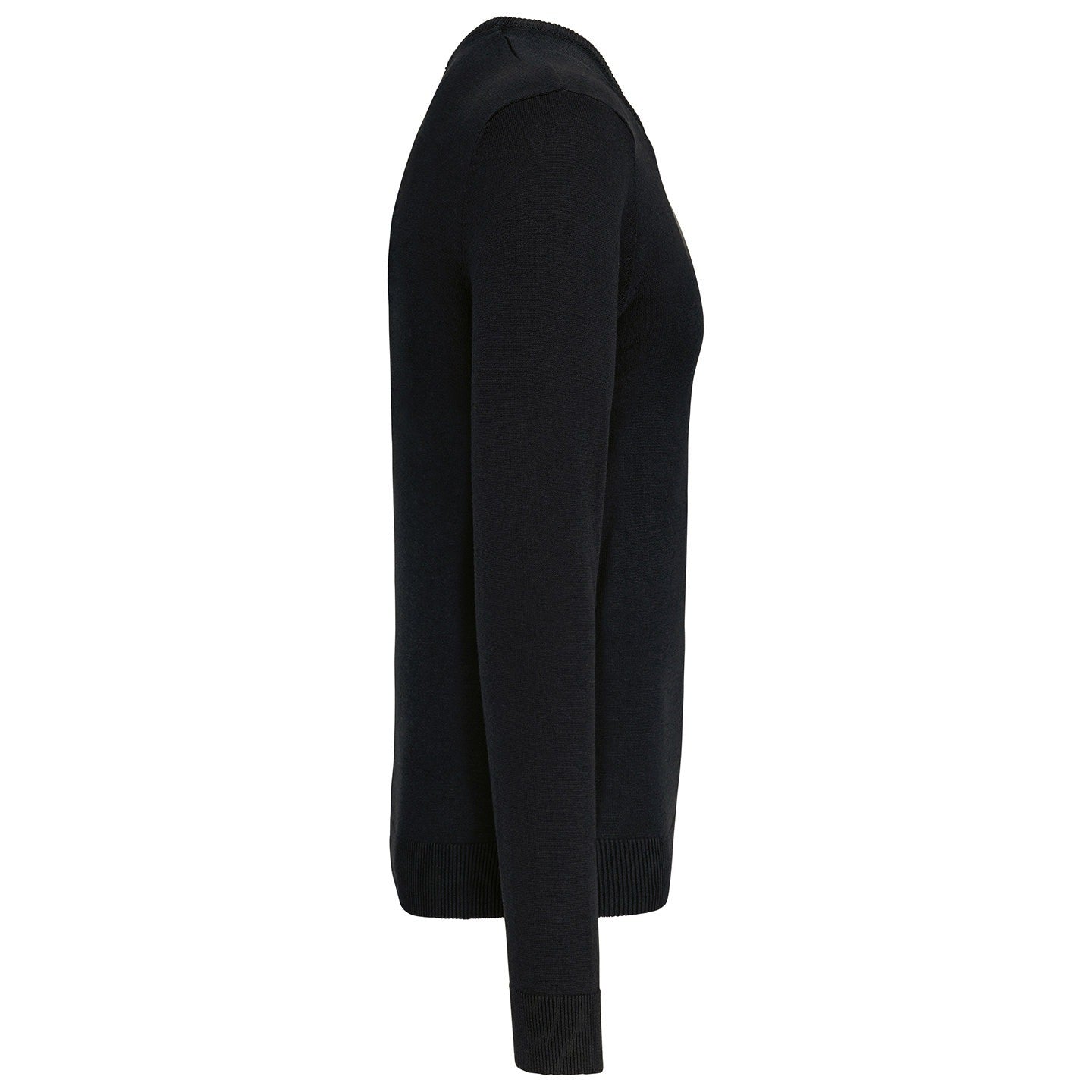 Kariban Men's V-Neck Jumper 50% Cotton 50% Acrylic Fitted Style Sizes S-2XL