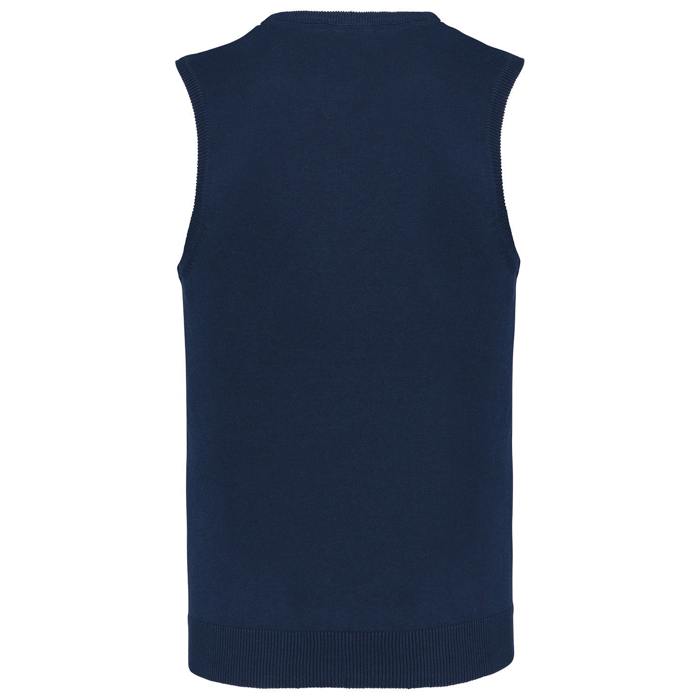 Kariban Men's Sleeveless V-Neck Jumper 50% Cotton Fitted Style BSCI Certified