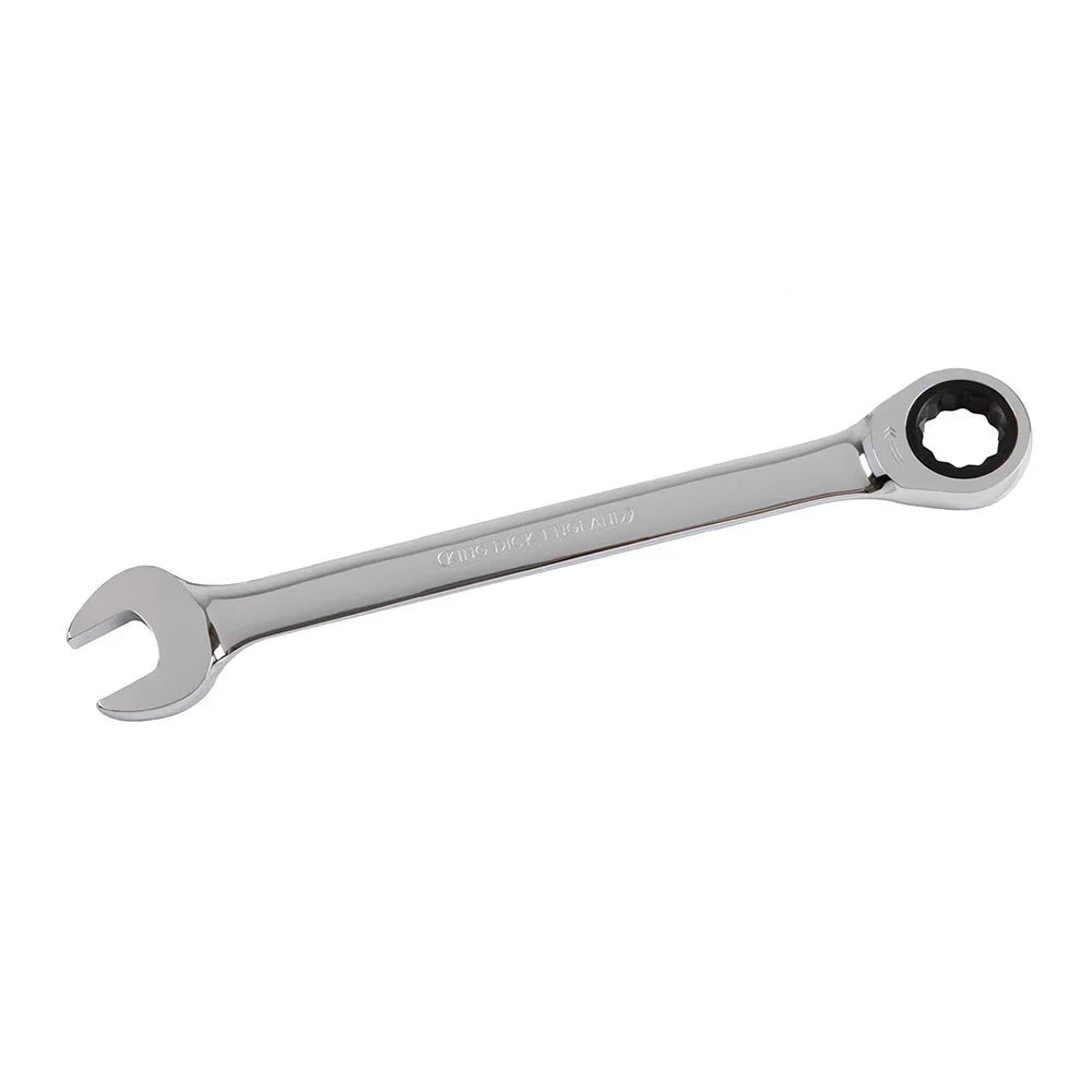 King Dick Ratchet Combination Wrench Whitworth Chrome Vanadium Steel 11mm