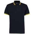 Kustom Kit Tipped Collar Polo Classic Fit Contrast Tipping Various Colours S-3XL