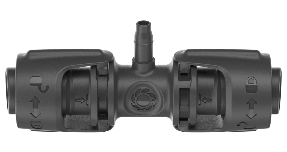 Gardena T-Joint 1/2" to 3/16" Micro-Drip System Connector 5 Pack