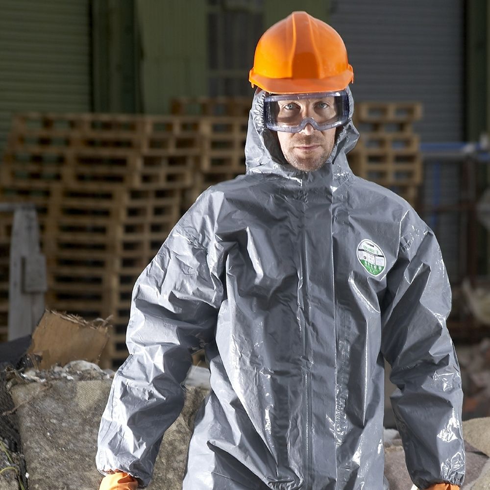 Lakeland ChemMAX 3 Grey Coverall Type 3 & 4 Chemical Protection Safety Gear