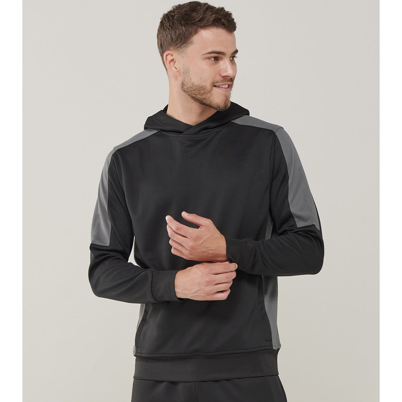 Finden & Hales Adults Team Hoodie 100% Polyester Zipped Pockets Unisex