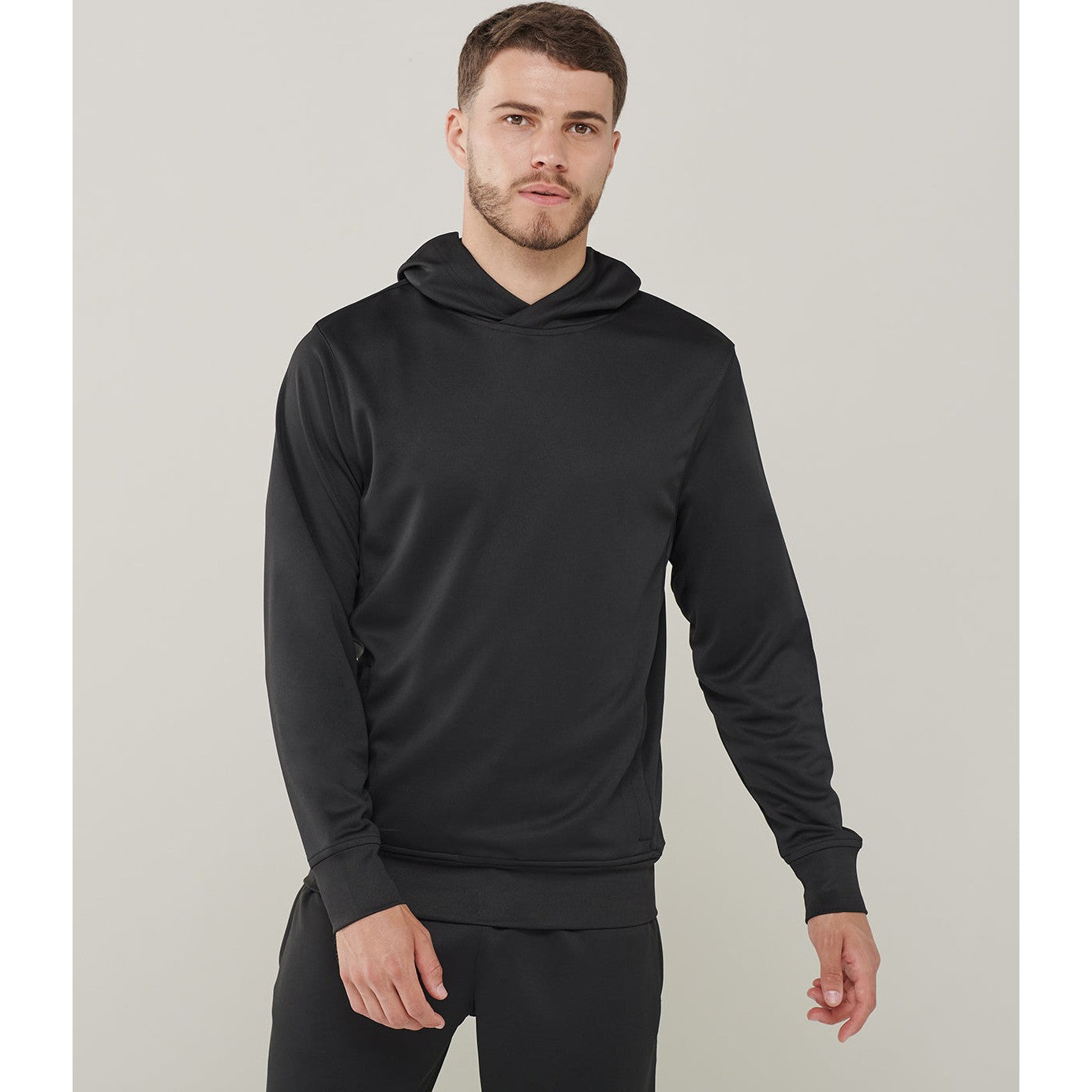 Finden & Hales Adults Team Hoodie 100% Polyester Zipped Pockets Unisex