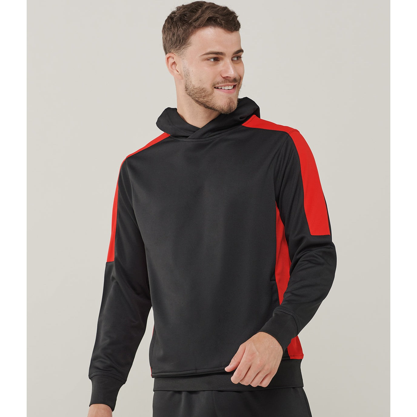 Finden & Hales Adults Team Hoodie 100% Polyester Zipped Pockets Unisex