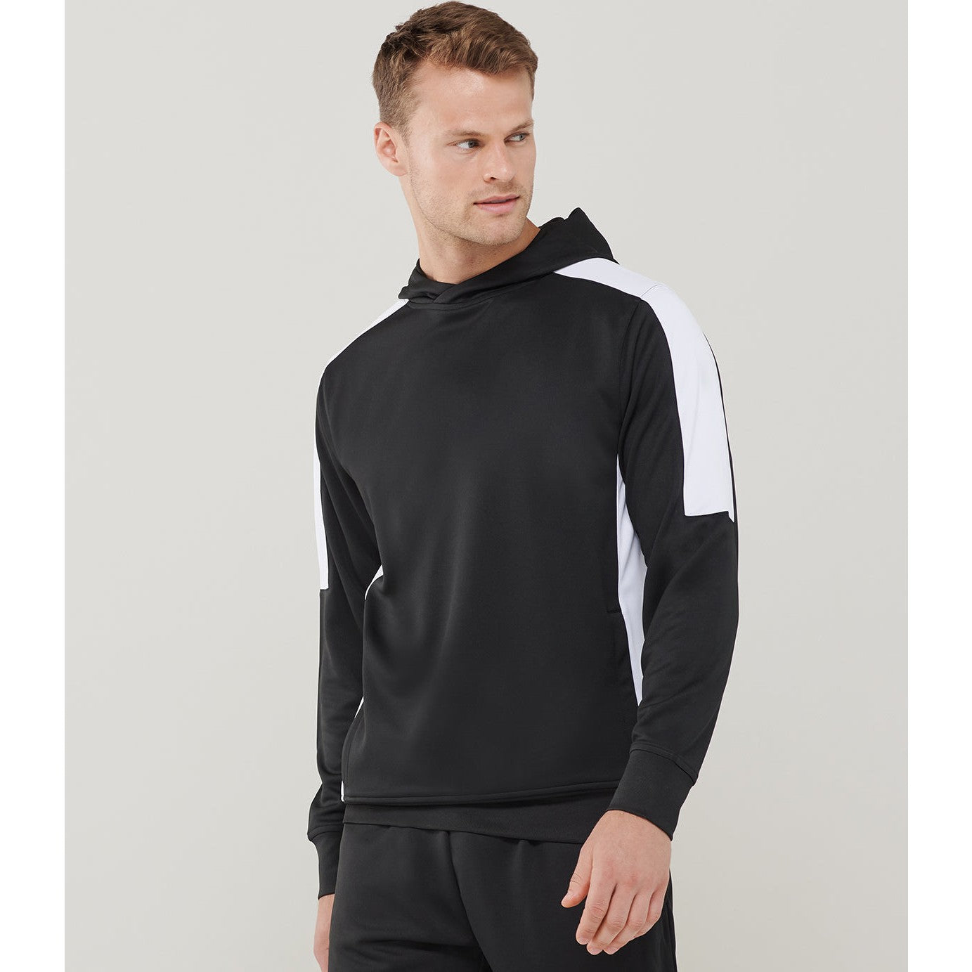 Finden & Hales Adults Team Hoodie 100% Polyester Zipped Pockets Unisex