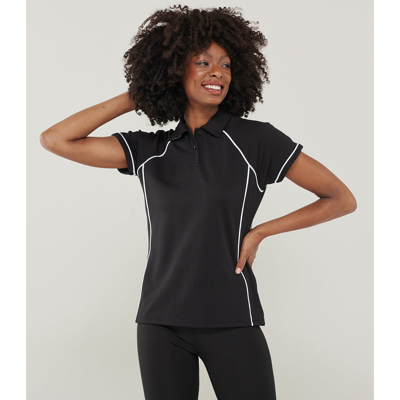 Finden & Hales Women's Performance Polo CoolPlus Fabric Raglan Sleeve