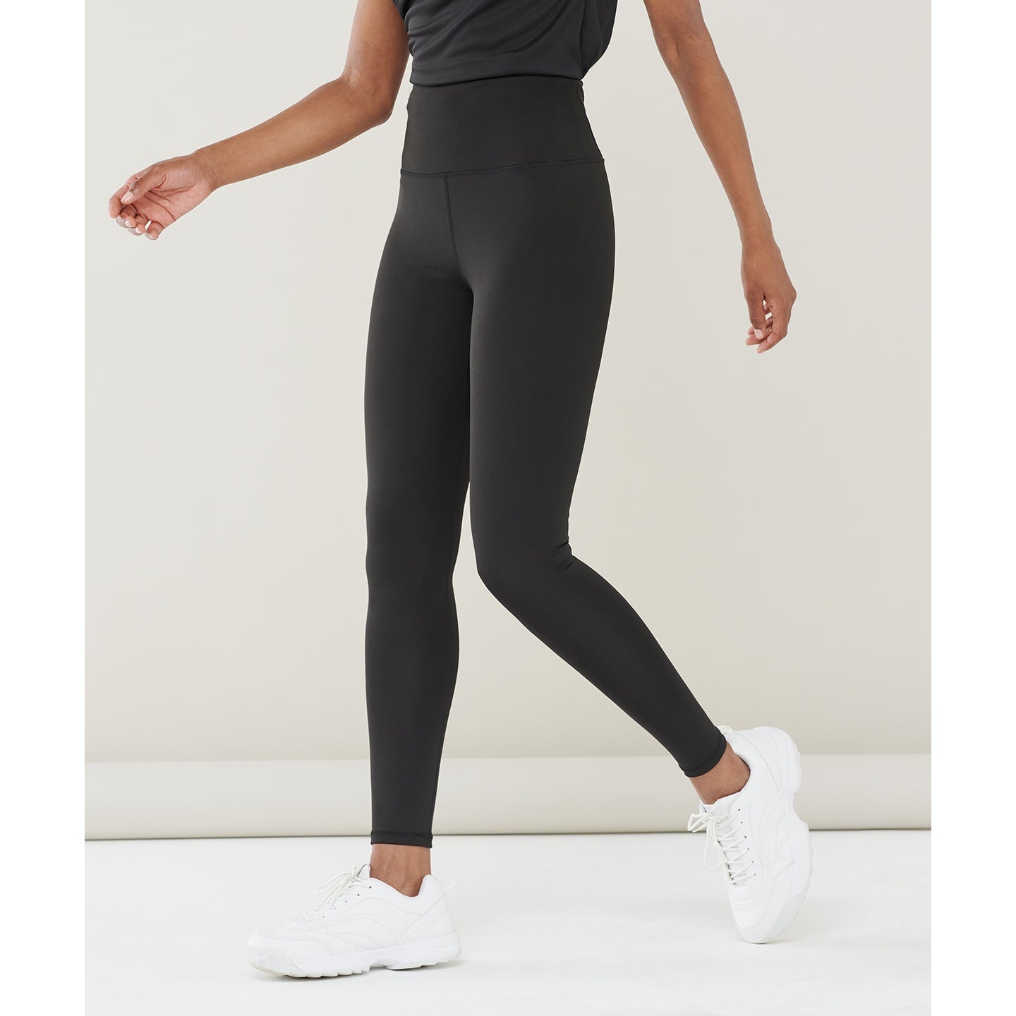 Finden & Hales Women's High-Waisted Team Leggings with Rear Pocket