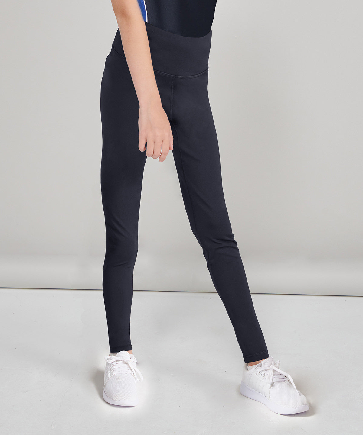 Finden & Hales Kids High-Waisted Leggings with Zip Pocket, Sizes 3-12 Years