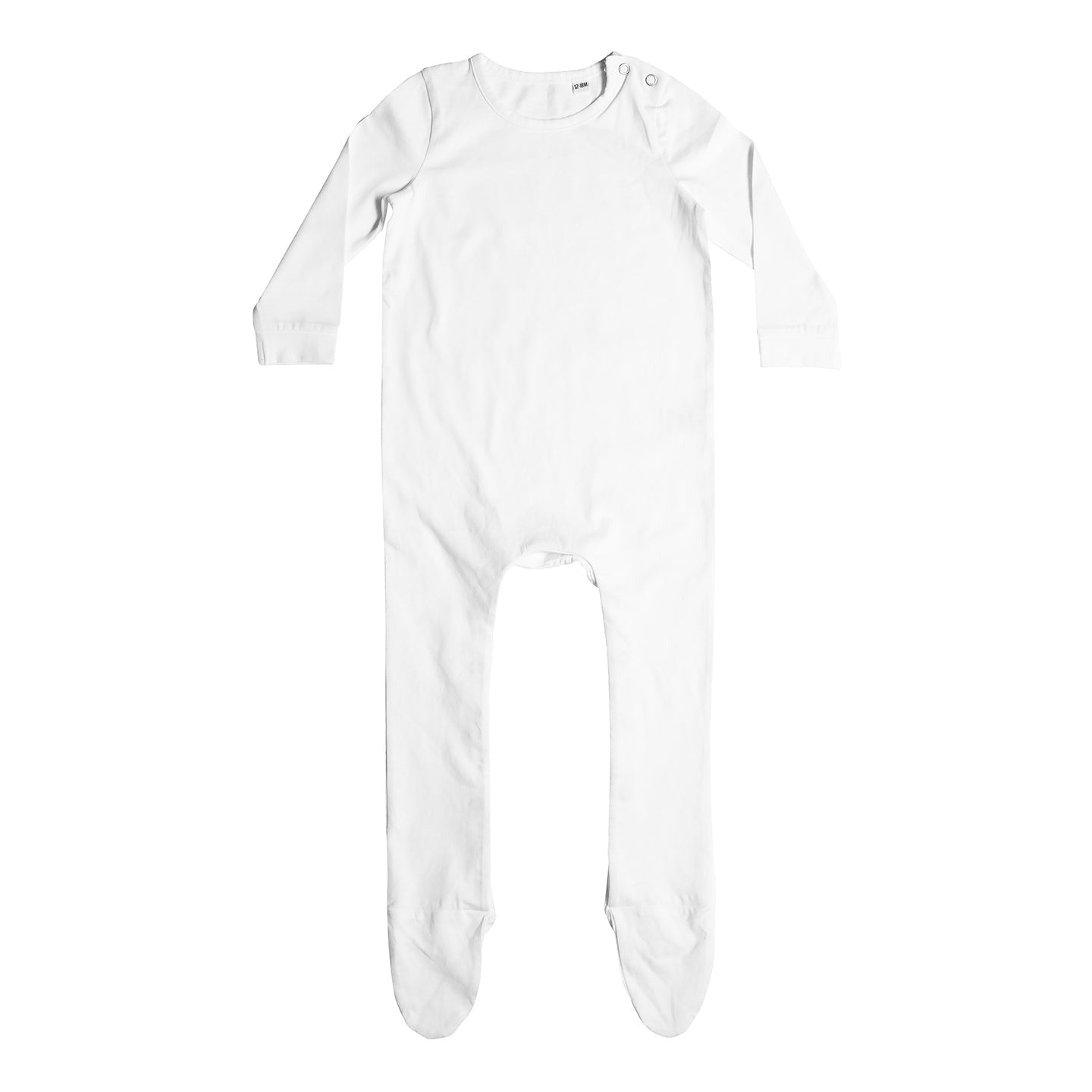 Larkwood Organic Cotton Sleepsuit with YKK Poppers & Set-in Feet, Newborn-18m