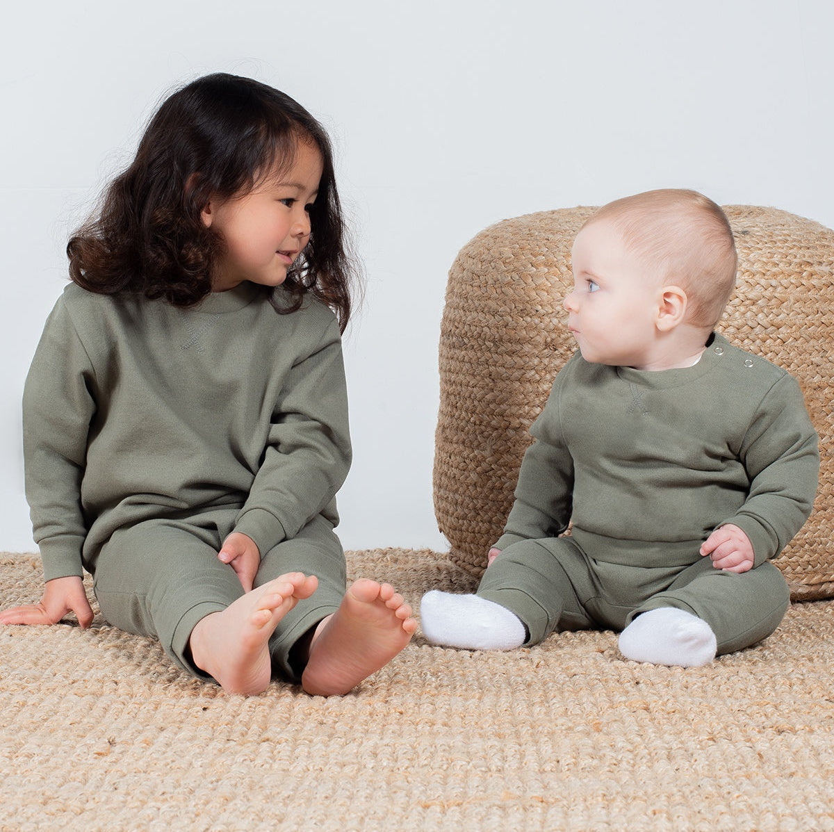 Larkwood Kids Sustainable Sweatshirt Soft Fleece Eco-Friendly Fashion 0-6Y